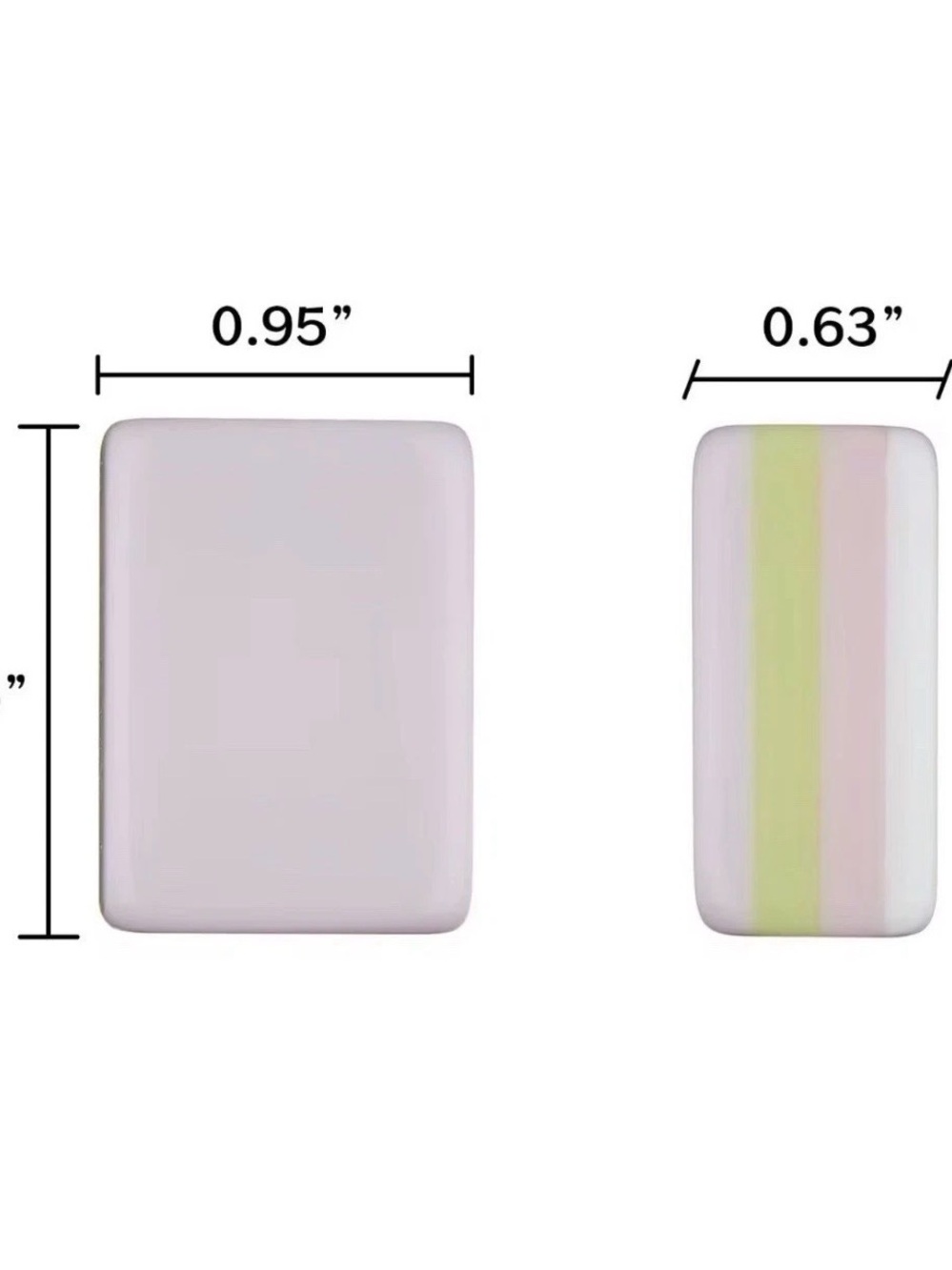 Pastel Lavender Mahjong Tiles Set, layered and engraved. Mahjongg Taylor inspire - Picture 6 of 7